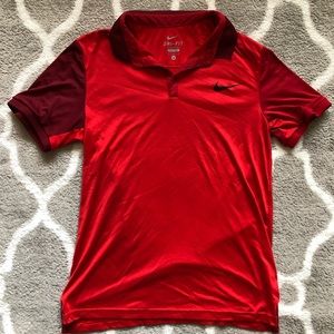 Nike Dri-Fit Golf Shirt Size Medium